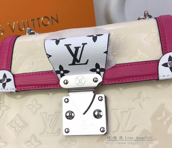 路易威登LV女包 頂級原單 Wynwood手袋 Monogram Vernis漆皮碰撞 2019夏季膠囊系列 壓紋漆光牛皮 單肩斜挎包  ydh2679